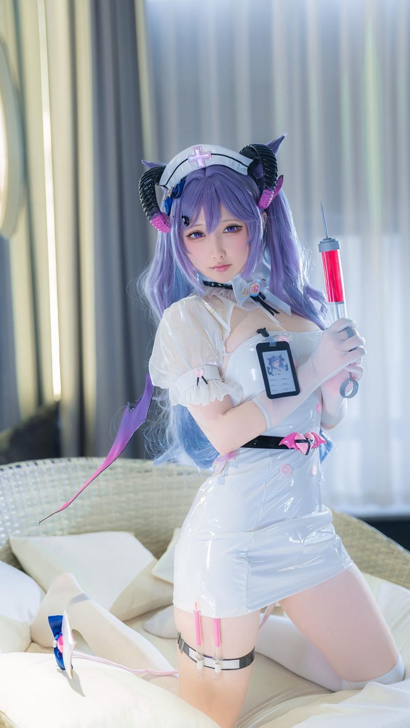 【值得一看】-樱梨梨Eriri 刻晴魅魔护士-