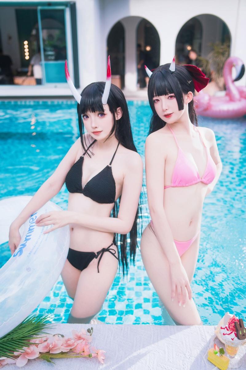 【精美资源】-封疆疆v&038;祖木子 能代x酒匂泳装