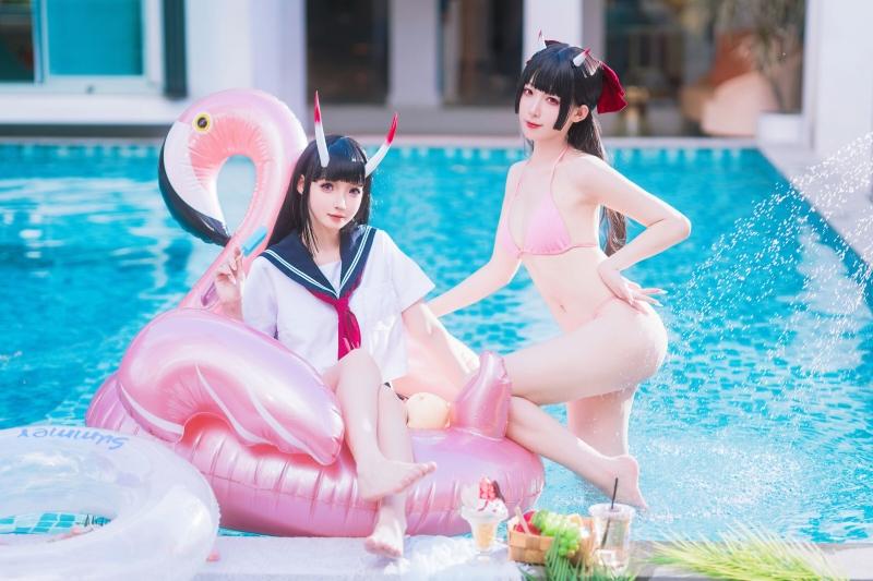 【精美资源】-封疆疆v&038;祖木子 能代x酒匂泳装