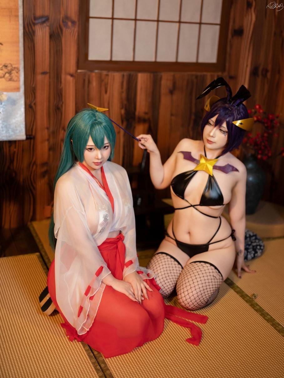 【性感美女】-皮皮奶可可爱了啦 – 萌萌子 魔法少女巫女服