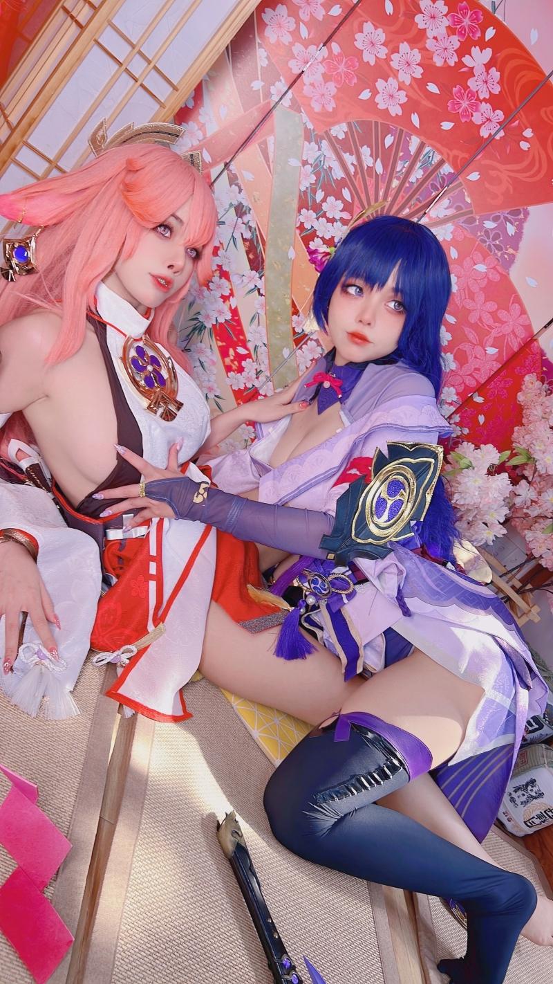 【值得收藏】-Byoru Yae Miko x Raiden Shogun Genshin Impact【102P-171MB】 【值得收藏】-Byoru Yae Miko x Raiden Shogun Genshin Impact【102P-171MB】