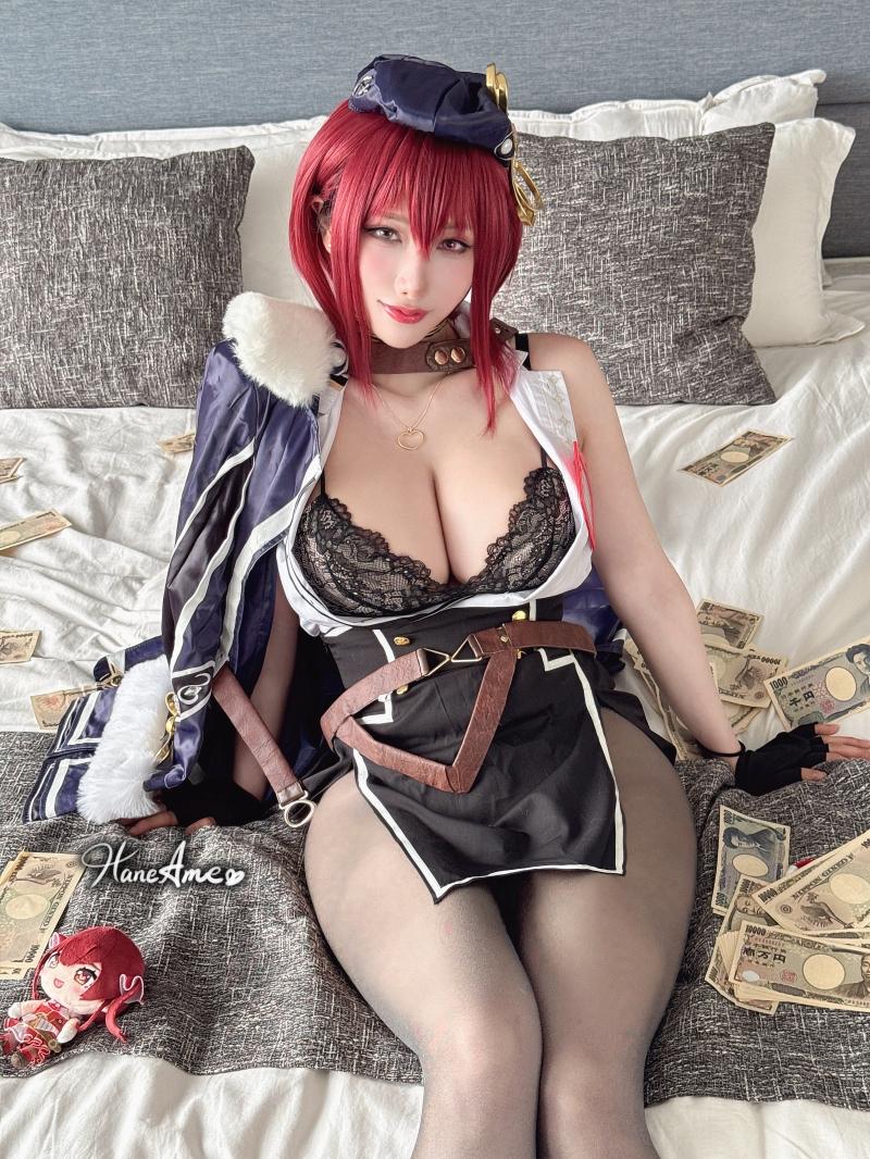 【完美coser】-雨波_HaneAme Hololive 船長OL
