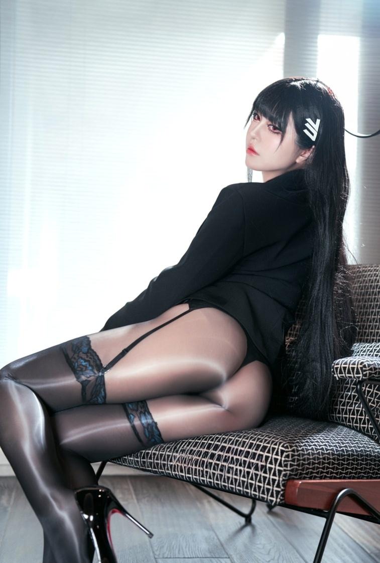 【美女推荐】-半半子蔚蓝档案 调月莉音 内衣OL