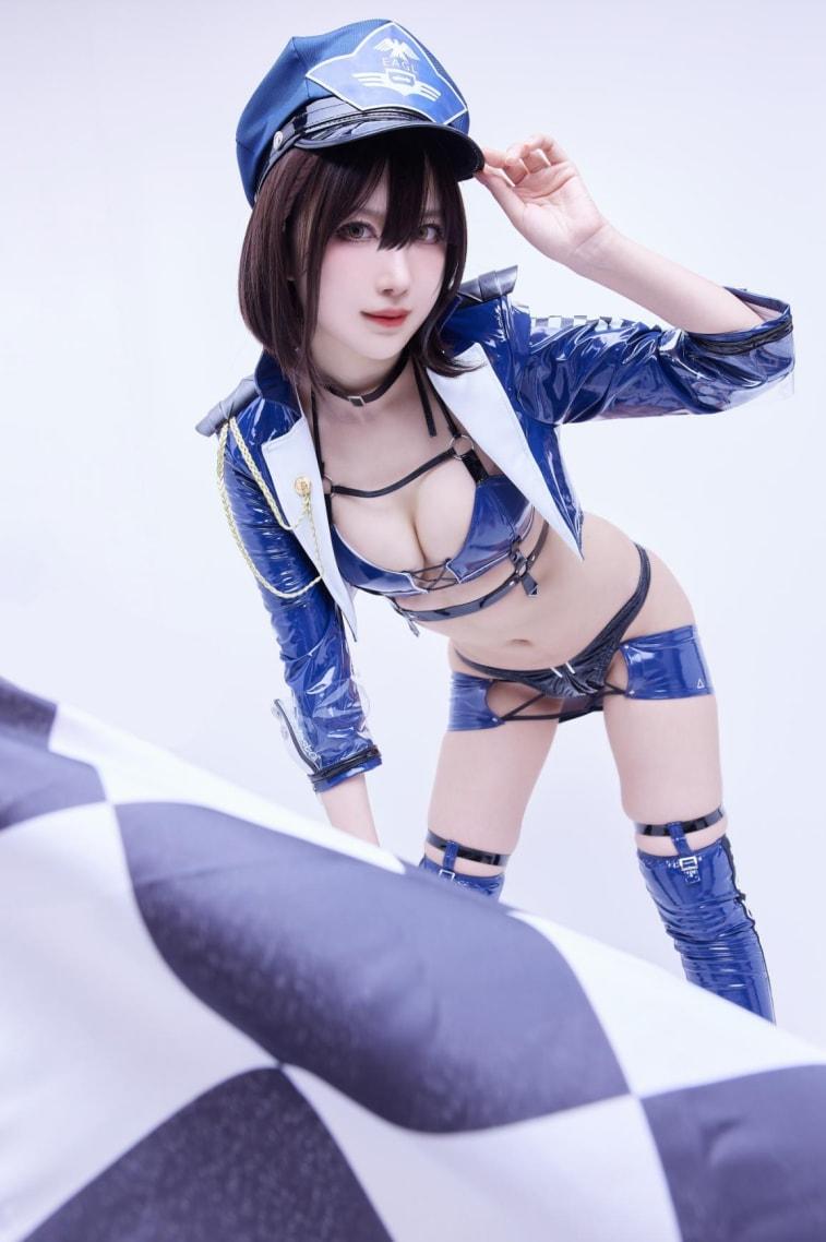 【快来一看】-Shika小鹿鹿碧蓝航线-巴尔的摩赛车服