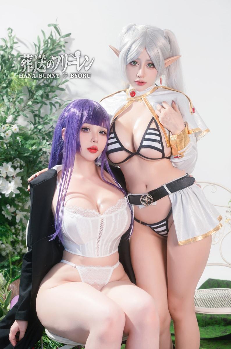 【完美coser】-ByoruFern and Frieren Sousou no Frieren (&Hana Bunny) 【完美coser】-ByoruFern and Frieren Sousou no Frieren (&Hana Bunny)