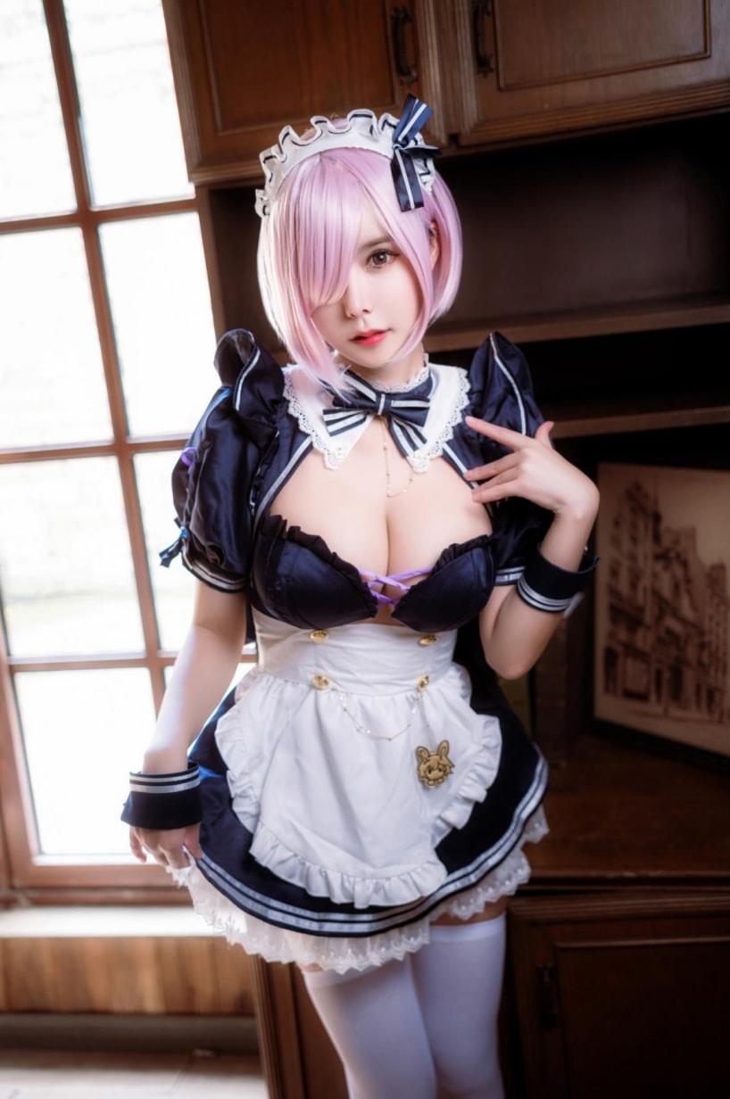 【精美资源】-亚马逊鲶鱼 –FGO 玛修 女仆