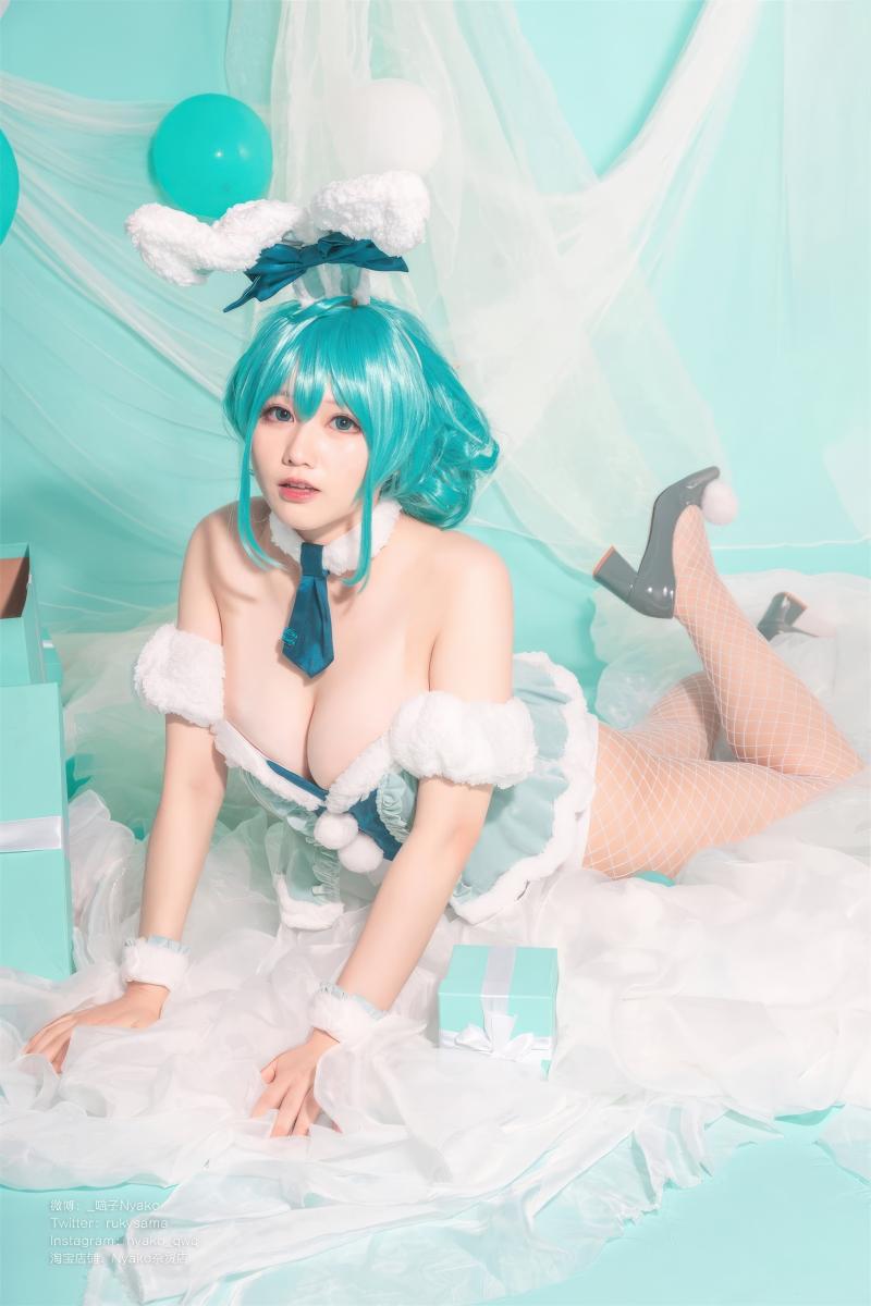 【最佳作品】-Nyako喵子 COS图片 初音白兔[41P-323MB]