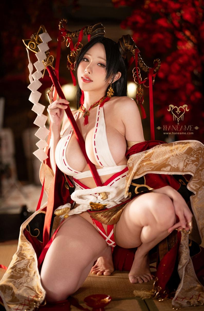 【珍藏版】-雨波HaneAme –Lustful Goat Miko 邪羊巫女写真书