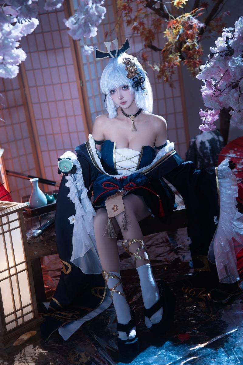 【完美coser】-Seya狮砸三月限定 神里绫华 霜刃【12P-188MB】