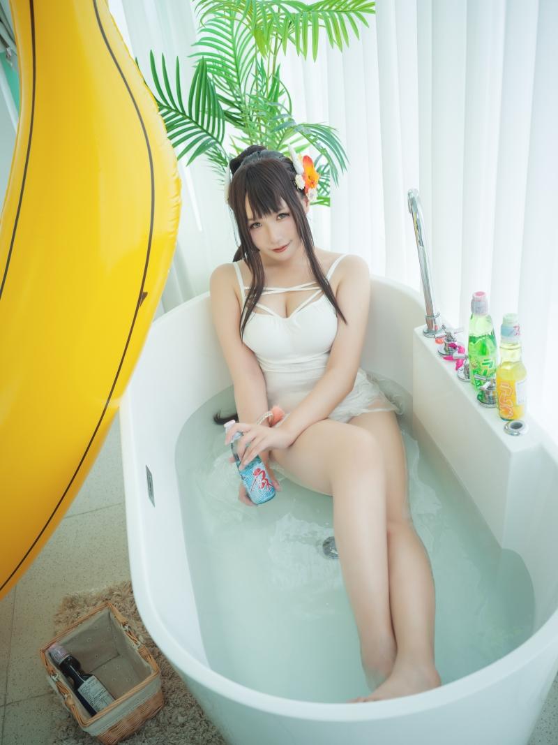【值得收藏】-麻花酱比睿旗袍 泳装【61P-446MB】