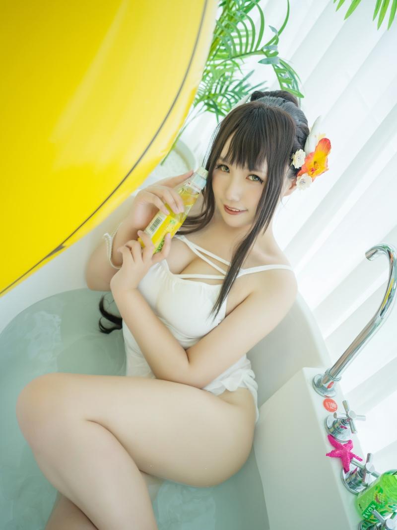 【值得收藏】-麻花酱比睿旗袍 泳装【61P-446MB】