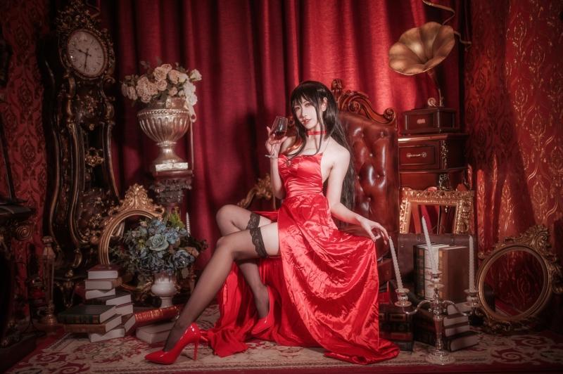【美女推荐】-阮邑Fairy碧蓝航线 大凤礼服【20P-MB】