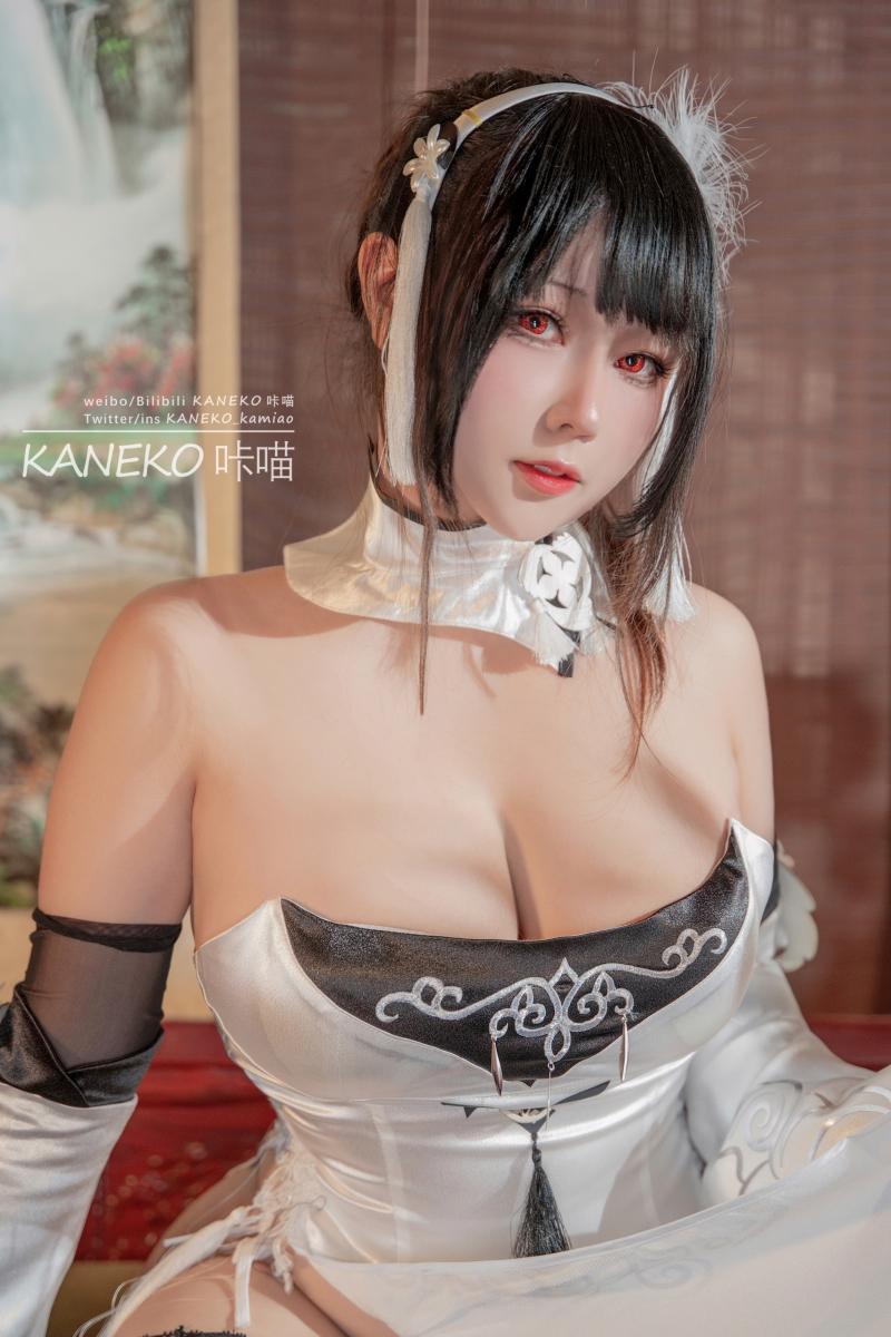 【优质作品】-KANEKO咔喵碧蓝航线 镇海白旗袍【30P-215MB】