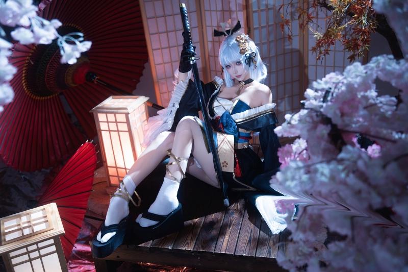 【完美coser】-Seya狮砸三月限定 神里绫华 霜刃【12P-188MB】