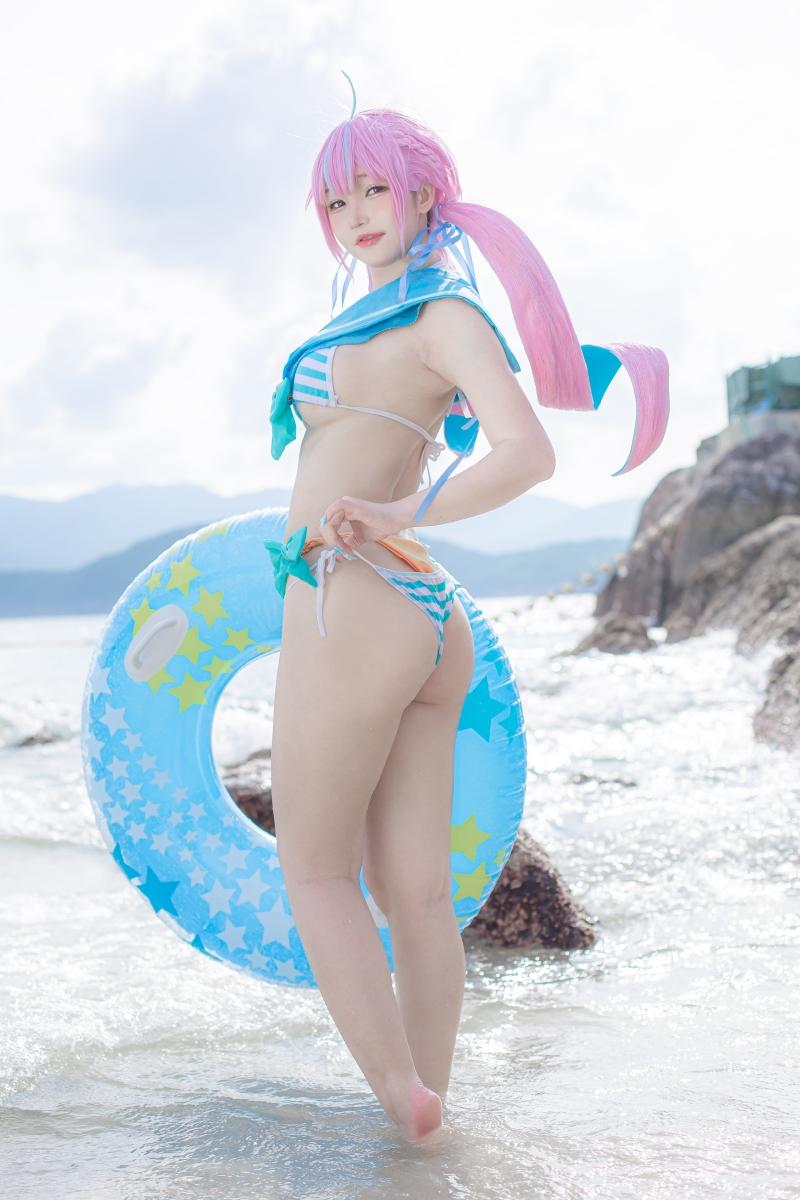 【完美coser】-Takanashi Hanari图包 Aqua【21P-55MB】