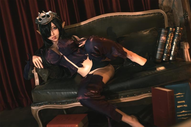 【精美资源】-杏仁曲奇 黑兽 精灵女王[60P-515MB]