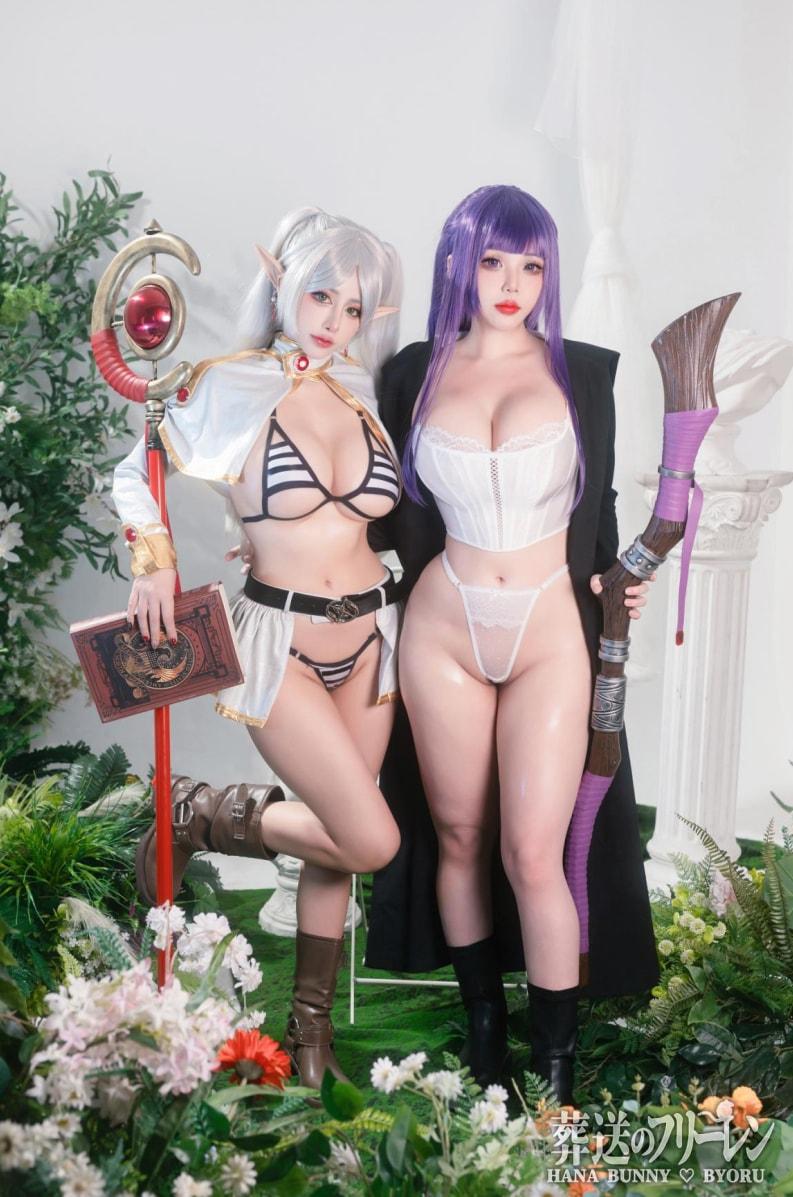 【完美coser】-ByoruFern and Frieren Sousou no Frieren (&Hana Bunny) 【完美coser】-ByoruFern and Frieren Sousou no Frieren (&Hana Bunny)