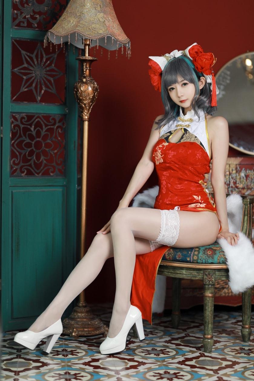 【小编强推】-51酱 –碧蓝航线-柴郡新春旗袍