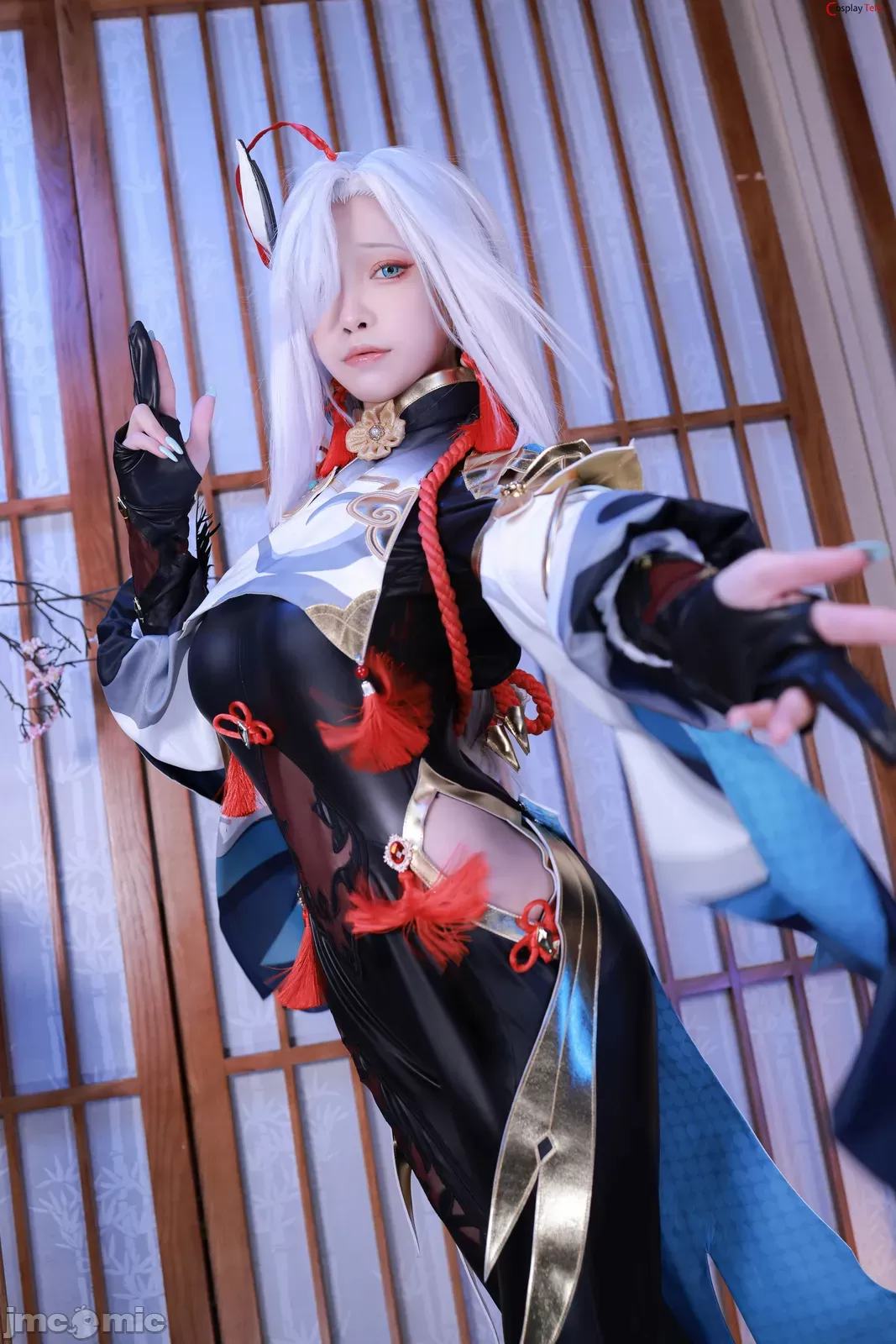 【精品资源】-水淼aqua cosplay Shenhe Genshin Impact