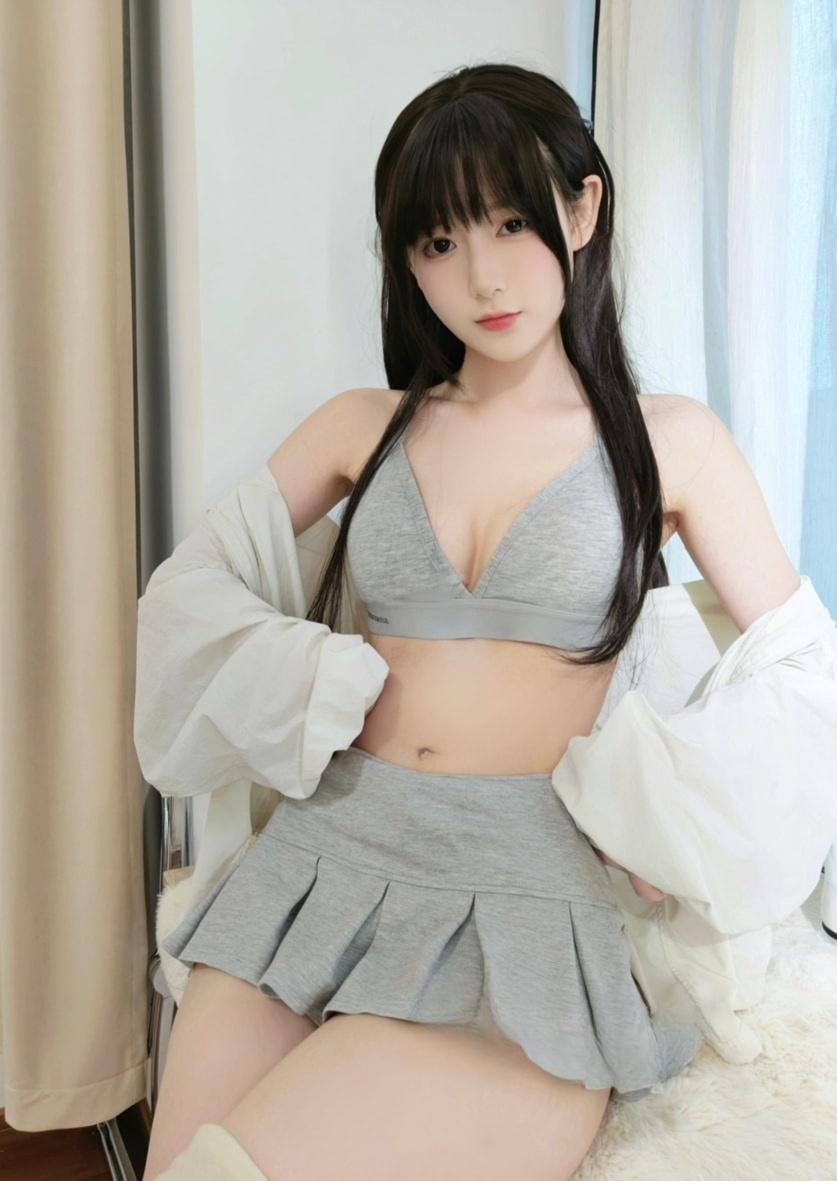 【精品资源】-迷之呆梨(发条少女) – 超短短裙