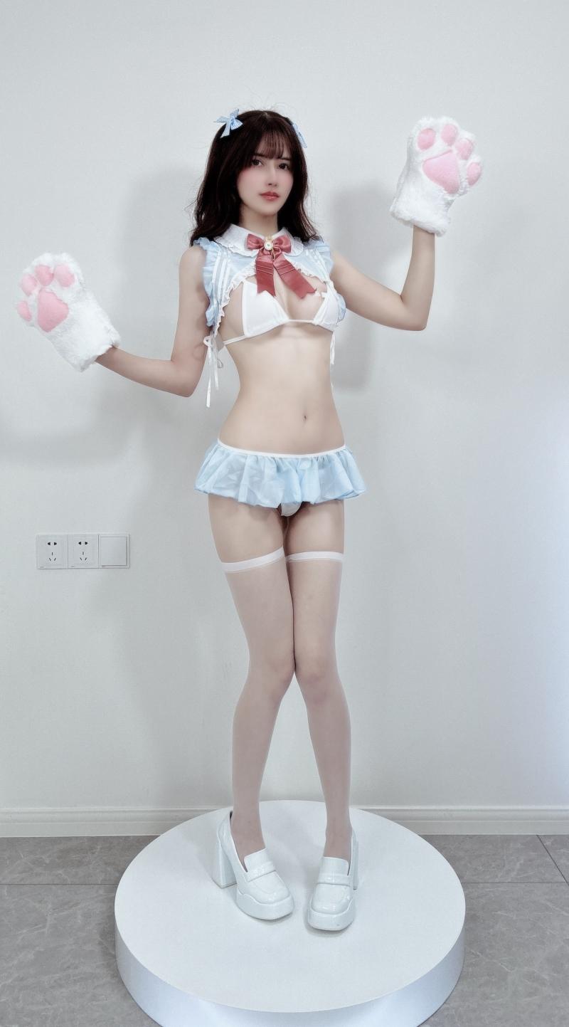【精美资源】-鹿八岁baby 粉蓝猫猫 [37P-258MB]