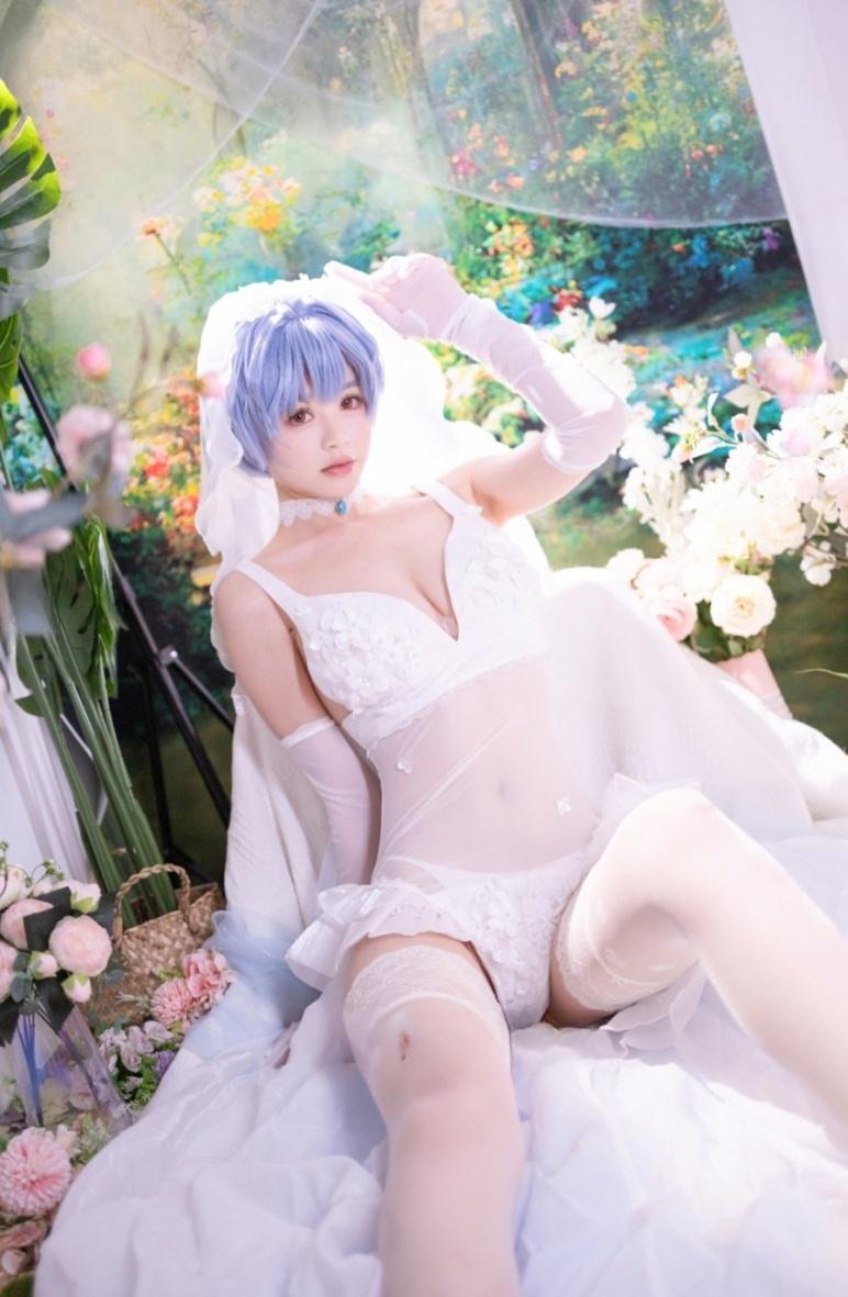 【精美作品】-星黛鹿鹿(千反田鹿子)EVA 绫波丽 花嫁