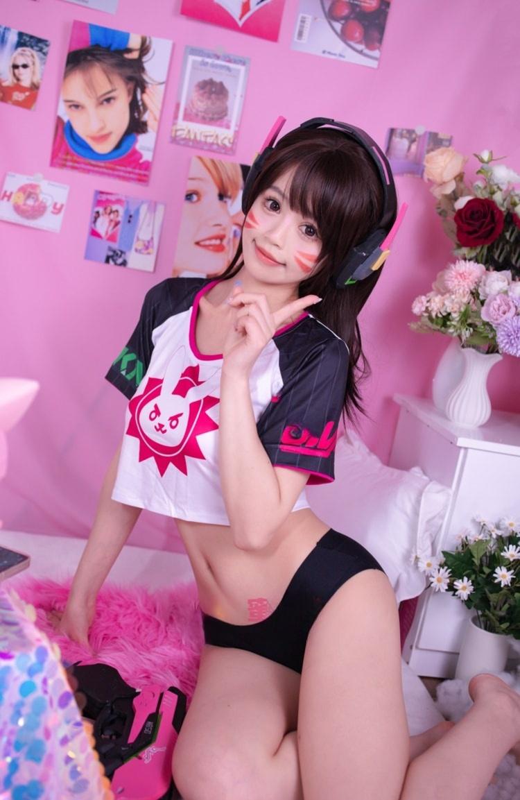 【美女推荐】-星黛鹿鹿(千反田鹿子)OW DVA