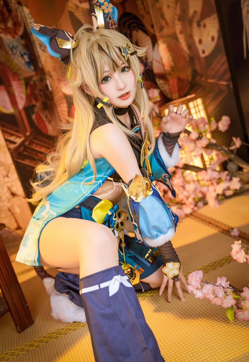 【小编强推】-喵喵的喵吖 原神猫娘绮良良-