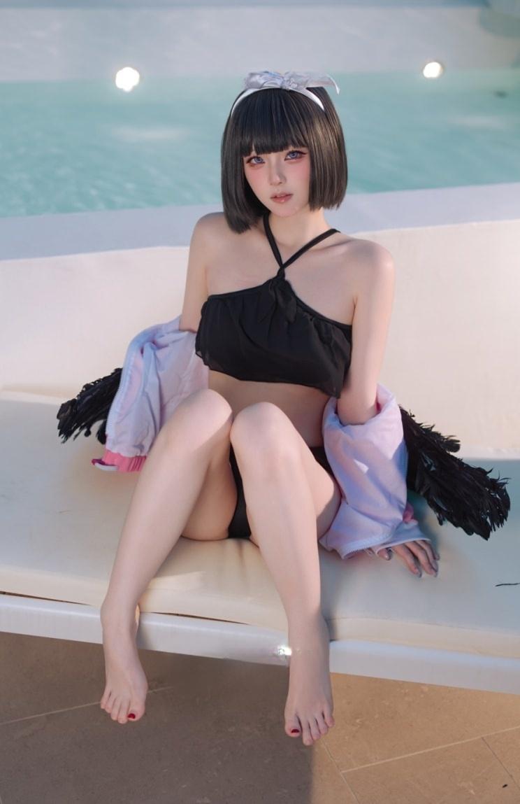 【性感美女】-屿鱼蔚蓝档案 静山真白泳装