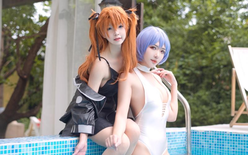 【值得收藏】-源纱希喵喵喵 狸猫 凌波丽COS【12P-100MB】