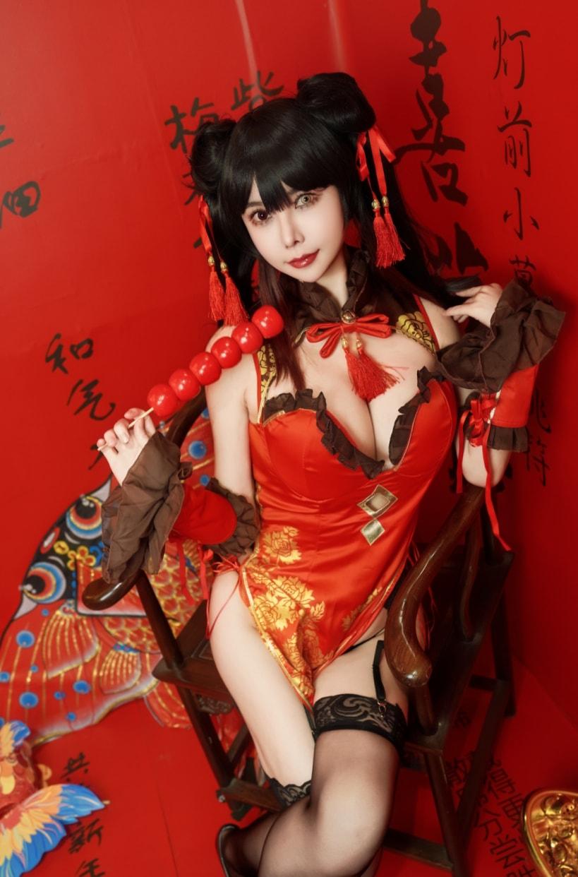 【超级漂亮】-亚马逊鲶鱼 –时崎狂三 旗袍