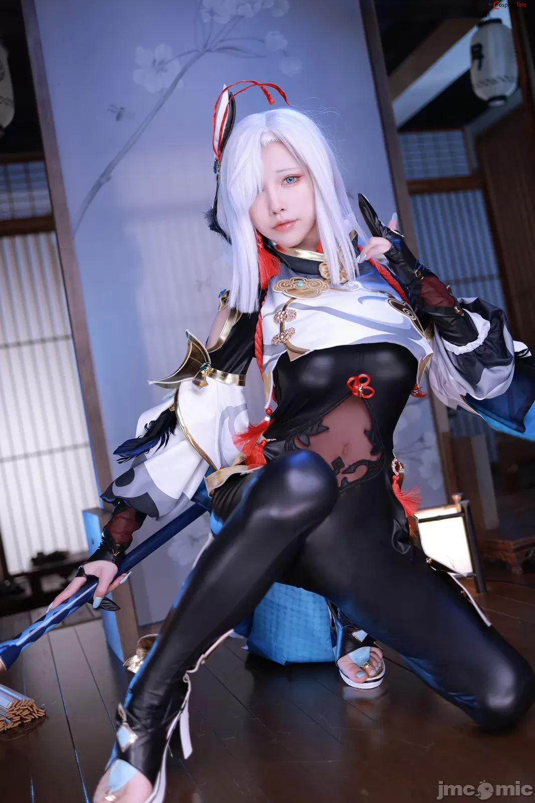 【精品资源】-水淼aqua cosplay Shenhe Genshin Impact