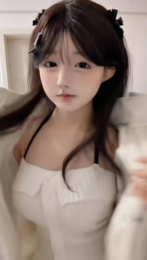 抖音白璃日常随拍 白丝穿搭 清甜萝莉气质出圈