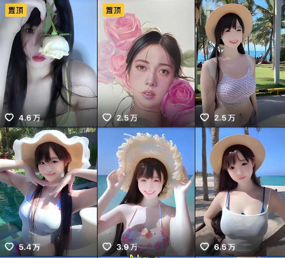 网红假装画画的小贝 文艺日常随拍 温柔气质出圈